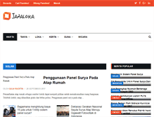 Tablet Screenshot of janaloka.com